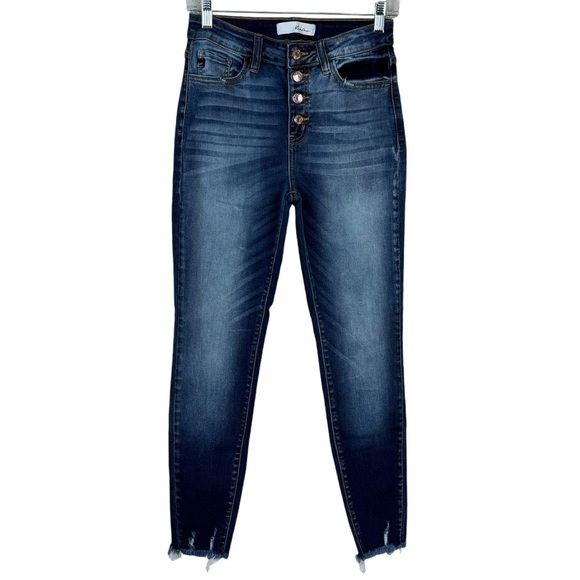 Kancan Skinny Button Fly Jeans - Picture 1 of 9
